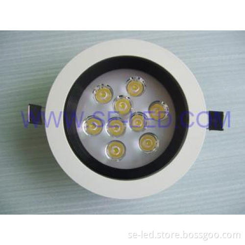 9W Round Recessed LED Ceiling Light with CE RoHS FCC